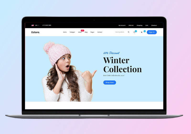 Estore High-Traffic E-Commerce Retail Platform - E-Commerce & Digital Commerce Case Study | SGR Software Solution