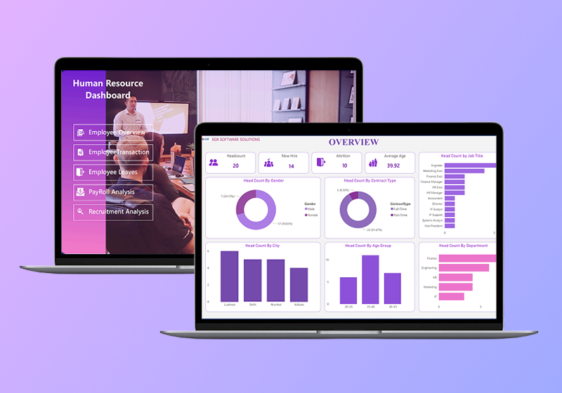 Human Resource Analytics Dashboard - Power BI &amp; Data Analytics Case Study | SGR Software Solution