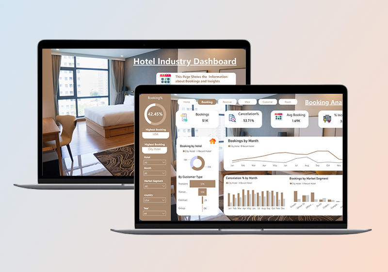 Hotel Industry Performance Dashboard​